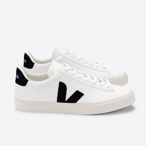 Veja Campo Chromefree Leather White Black size 41.
